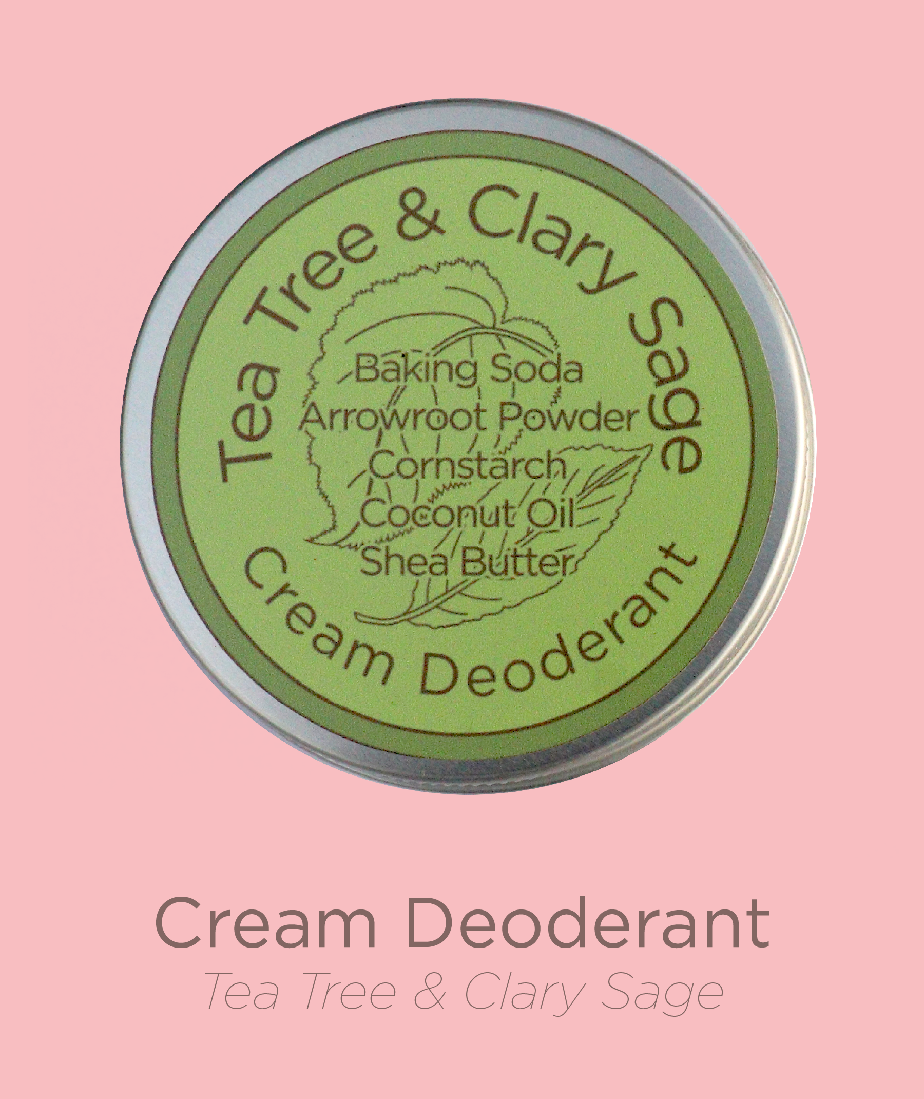 Tea Tree and Clary Sage Cream Deodorant